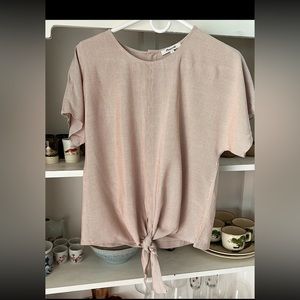 New, still in packaging. Never worn. Madewell Tie Blouse Small.